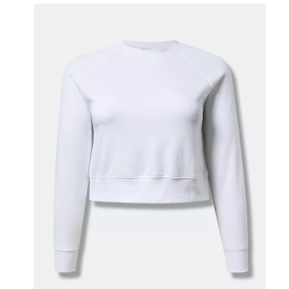 Torrid Cropped Crew Sweatshirt NWT - Picture 4 of 4